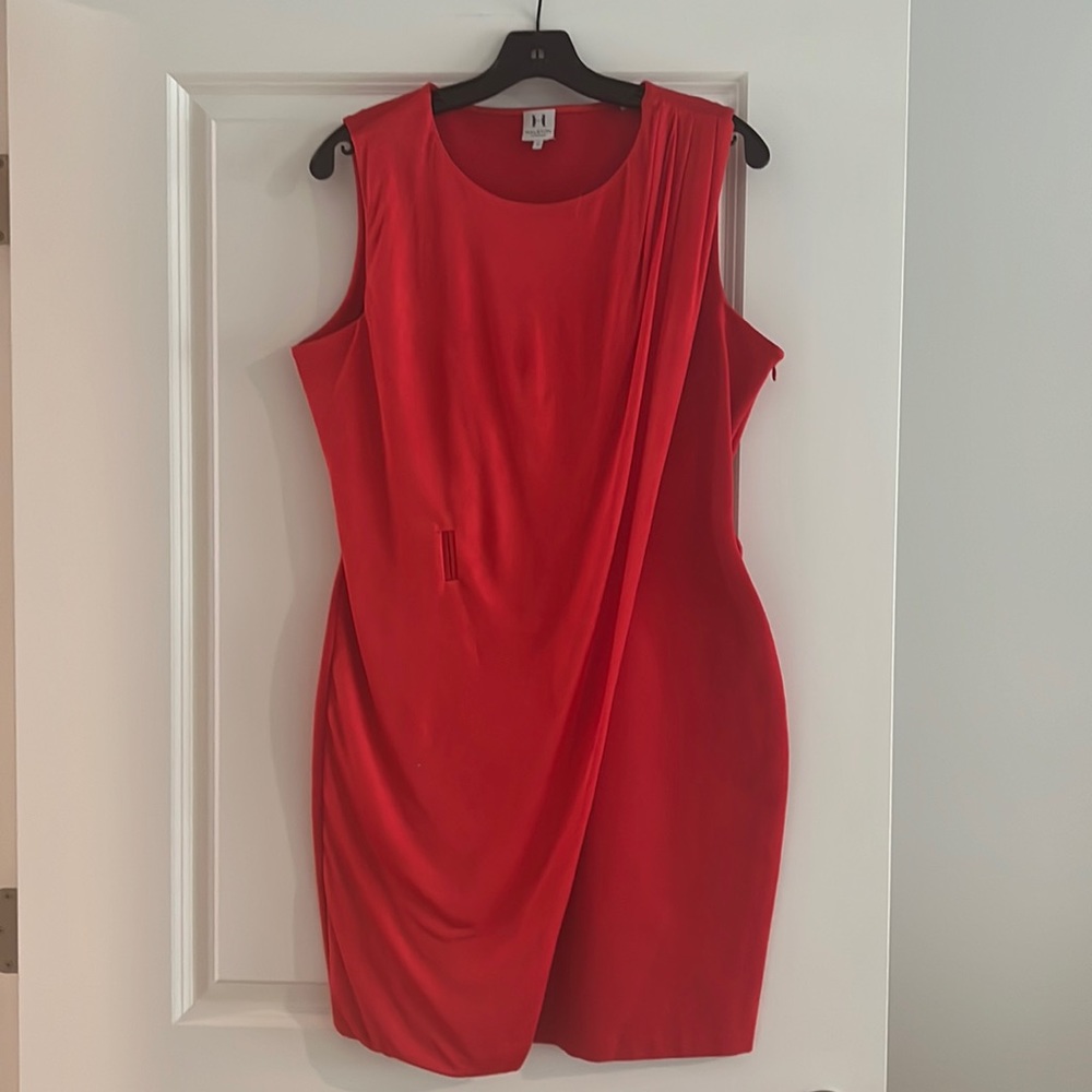 HALSTON Heritage Red Dress